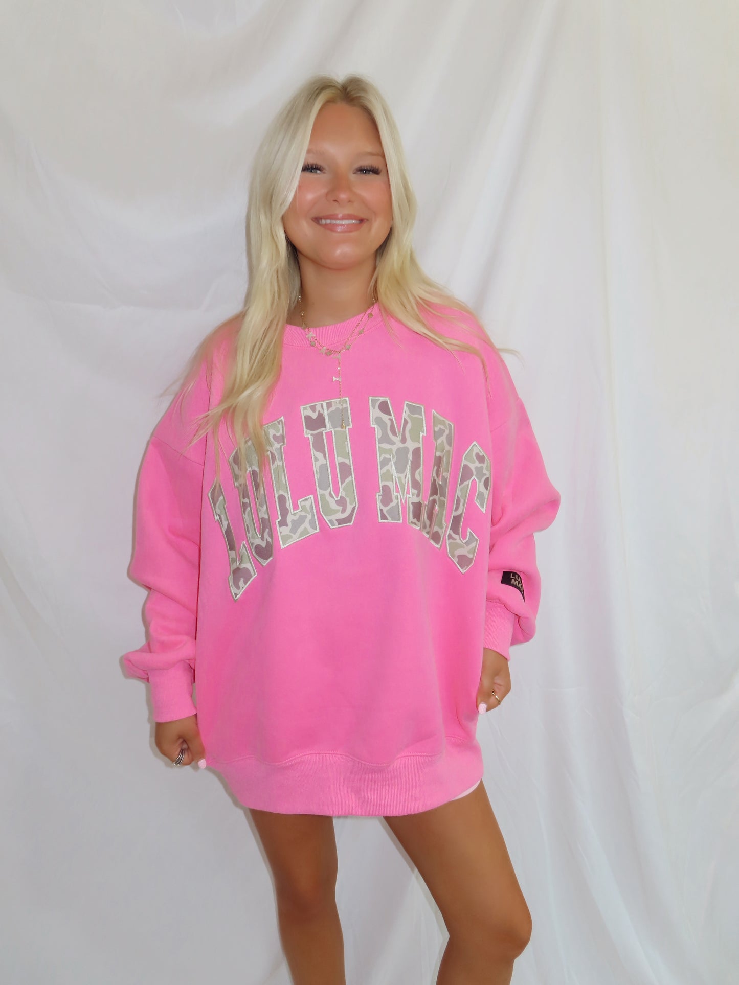 Bubblegum pink camo lulumac