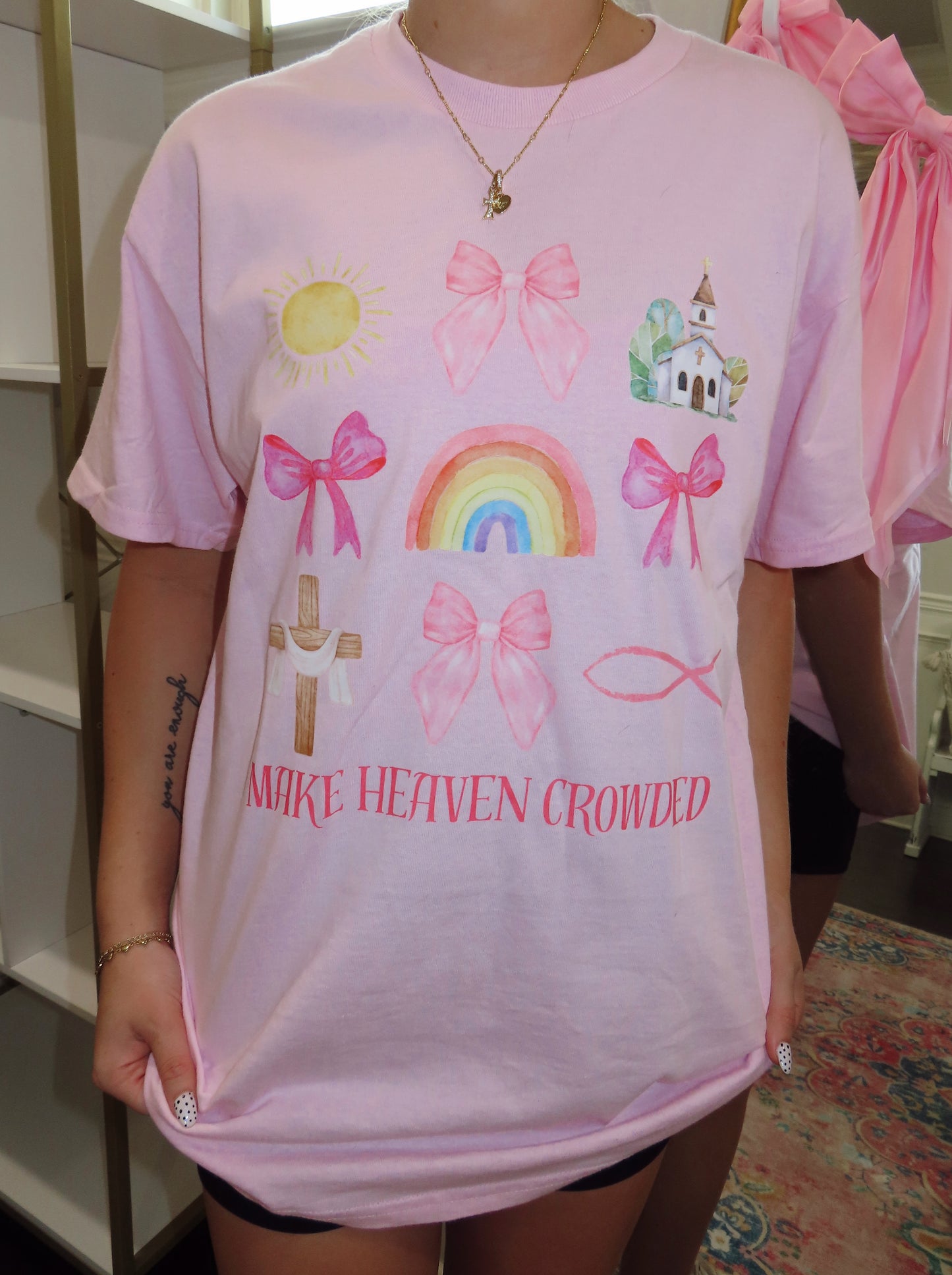 Make heaven crowded tee