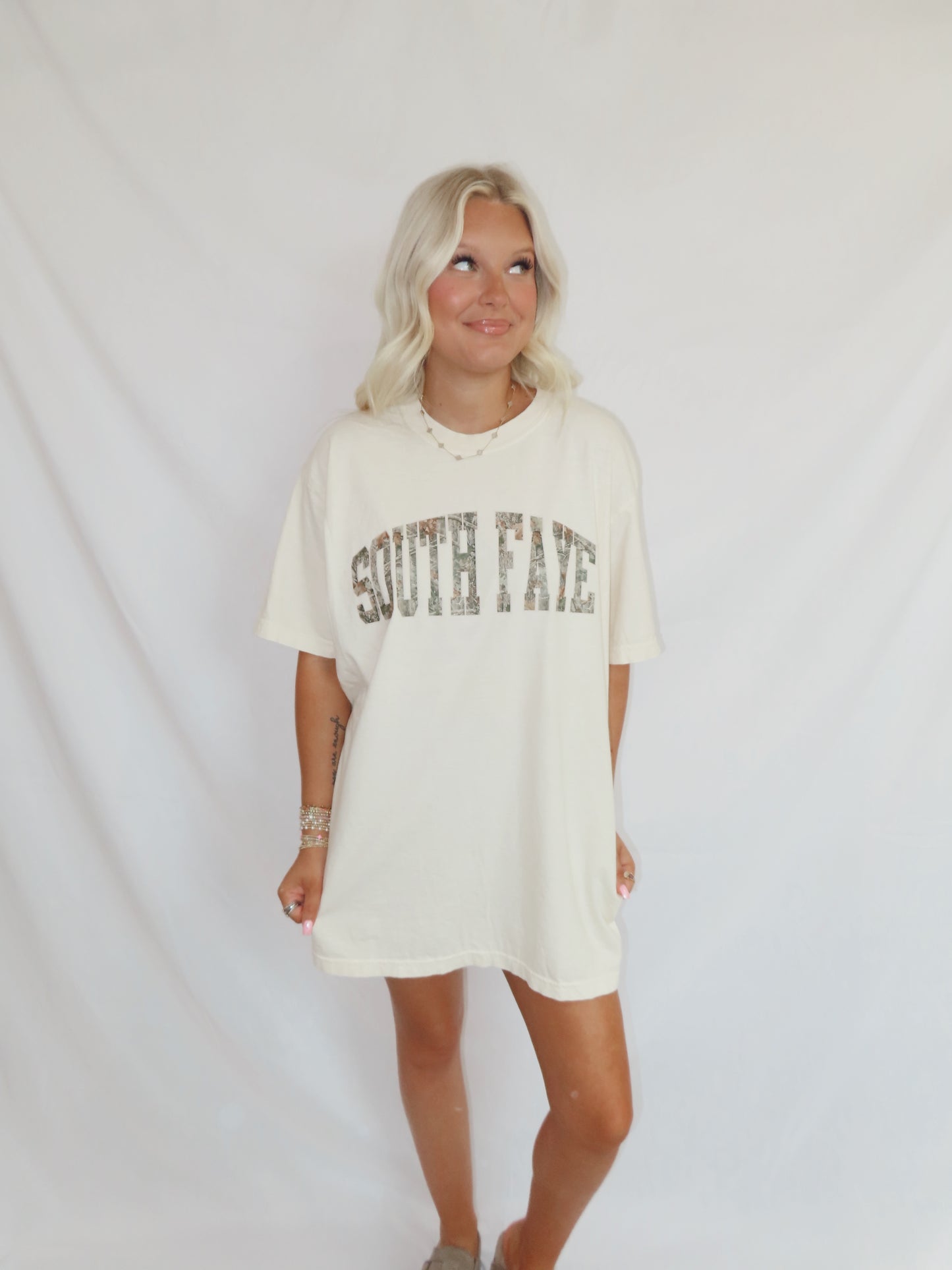 South Faye camo tee