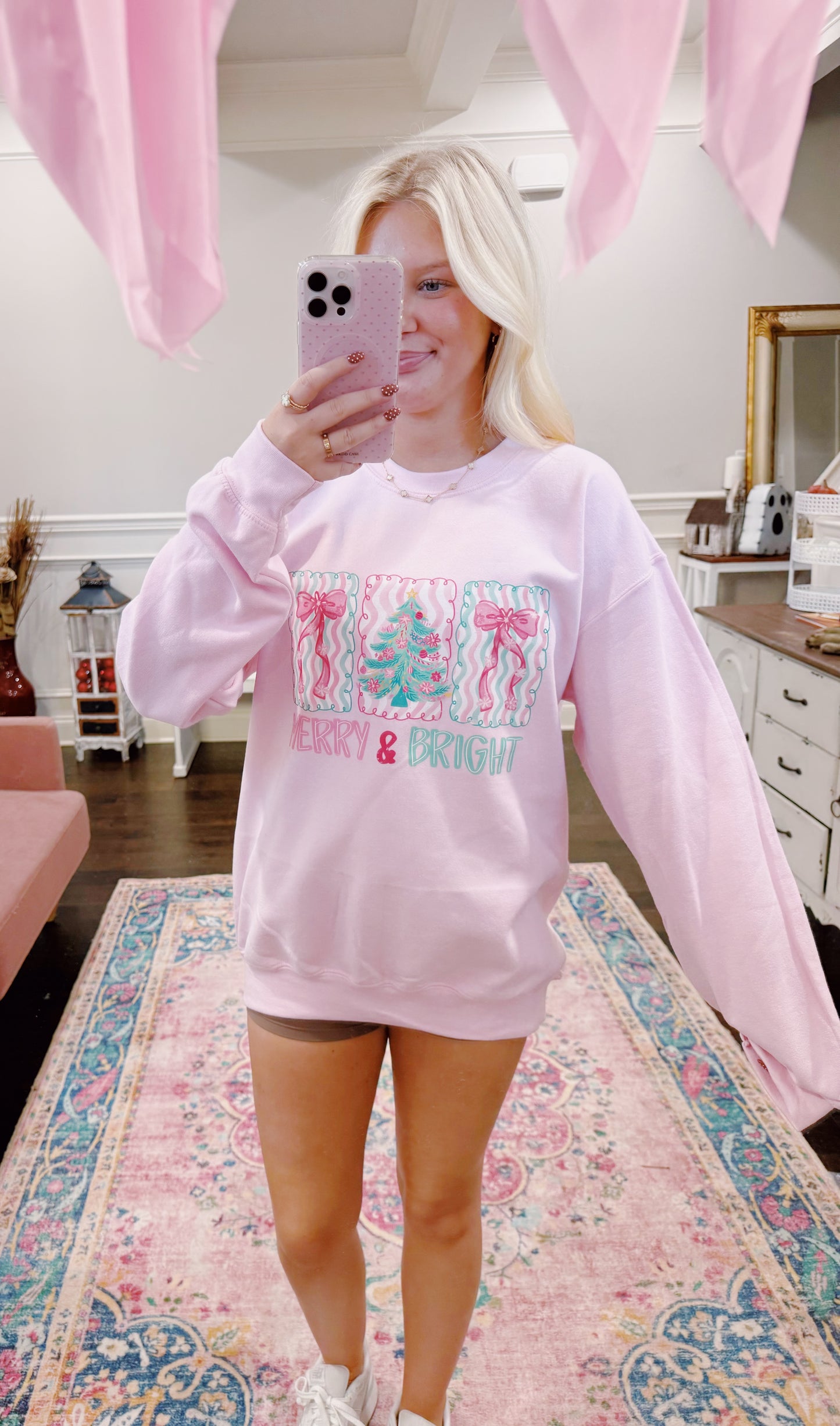 Merry & bright sweatshirt