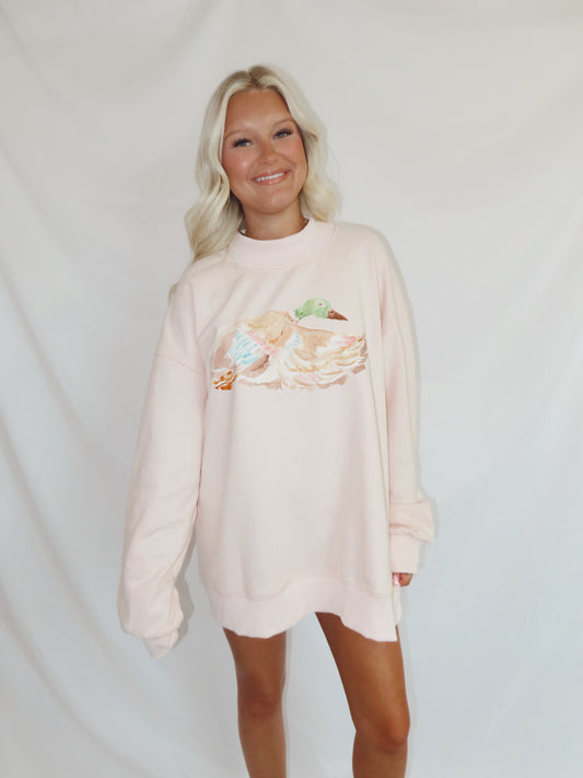Precious mallard mock neck