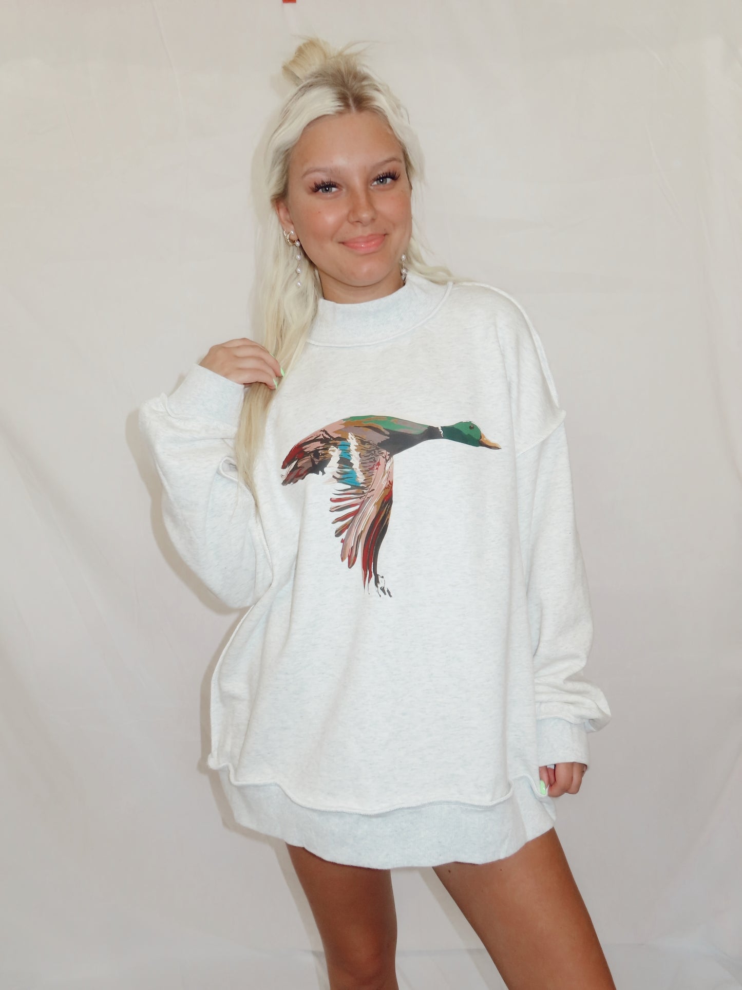 Vintage mallard mockneck