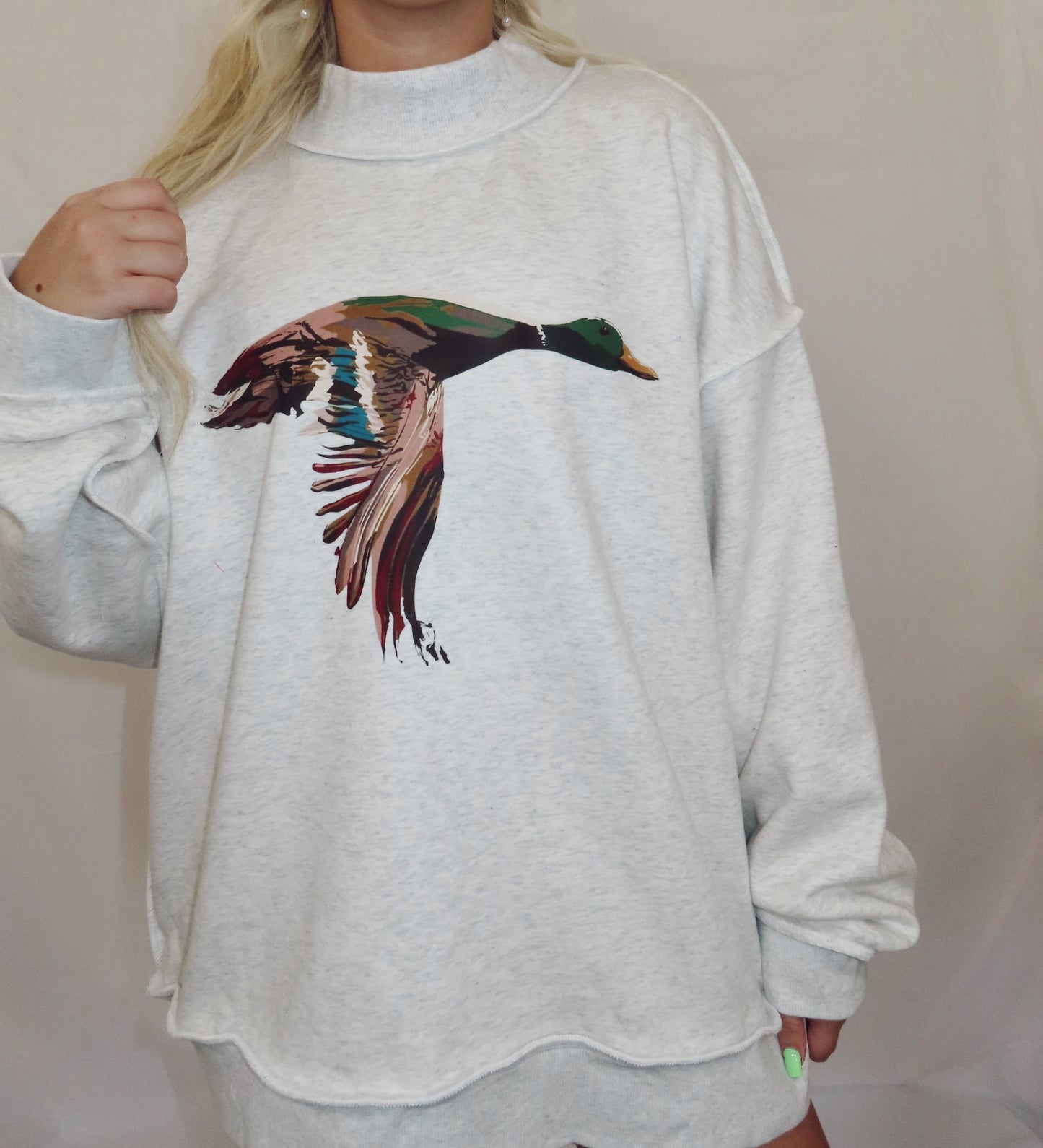Vintage mallard mockneck