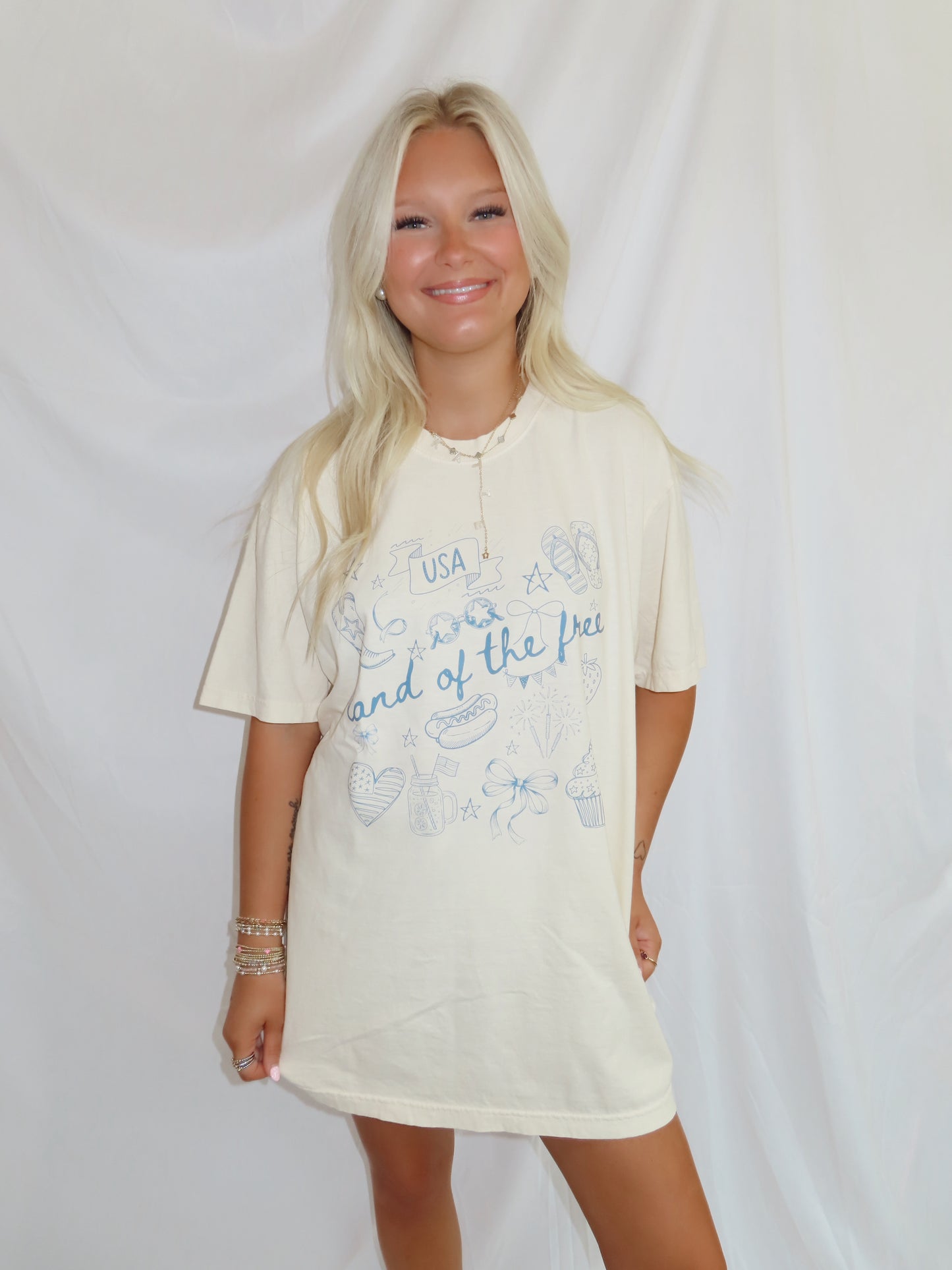 Land of the free tee