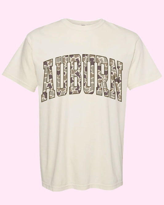 AU camo tee