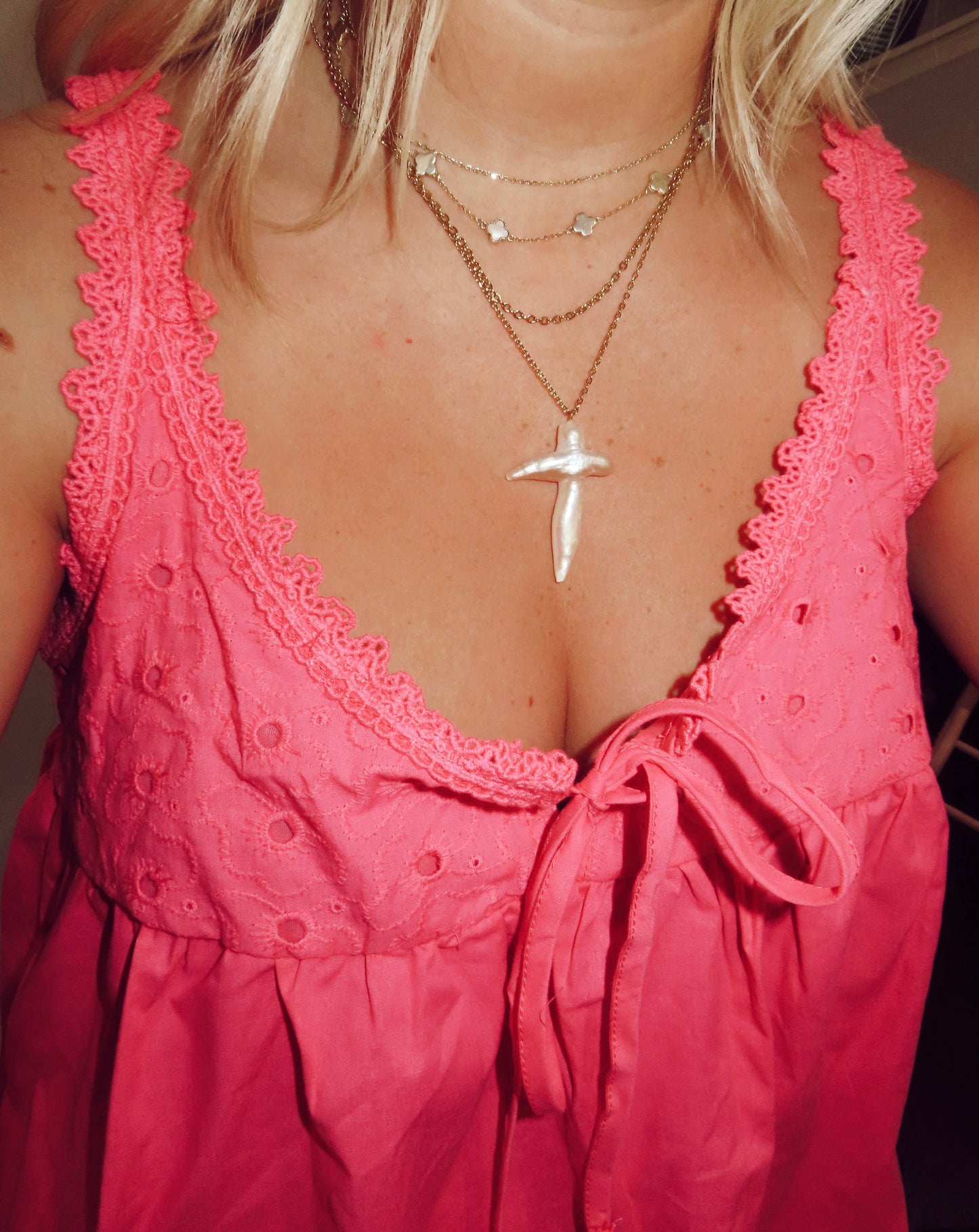 Faith Pearl Necklace
