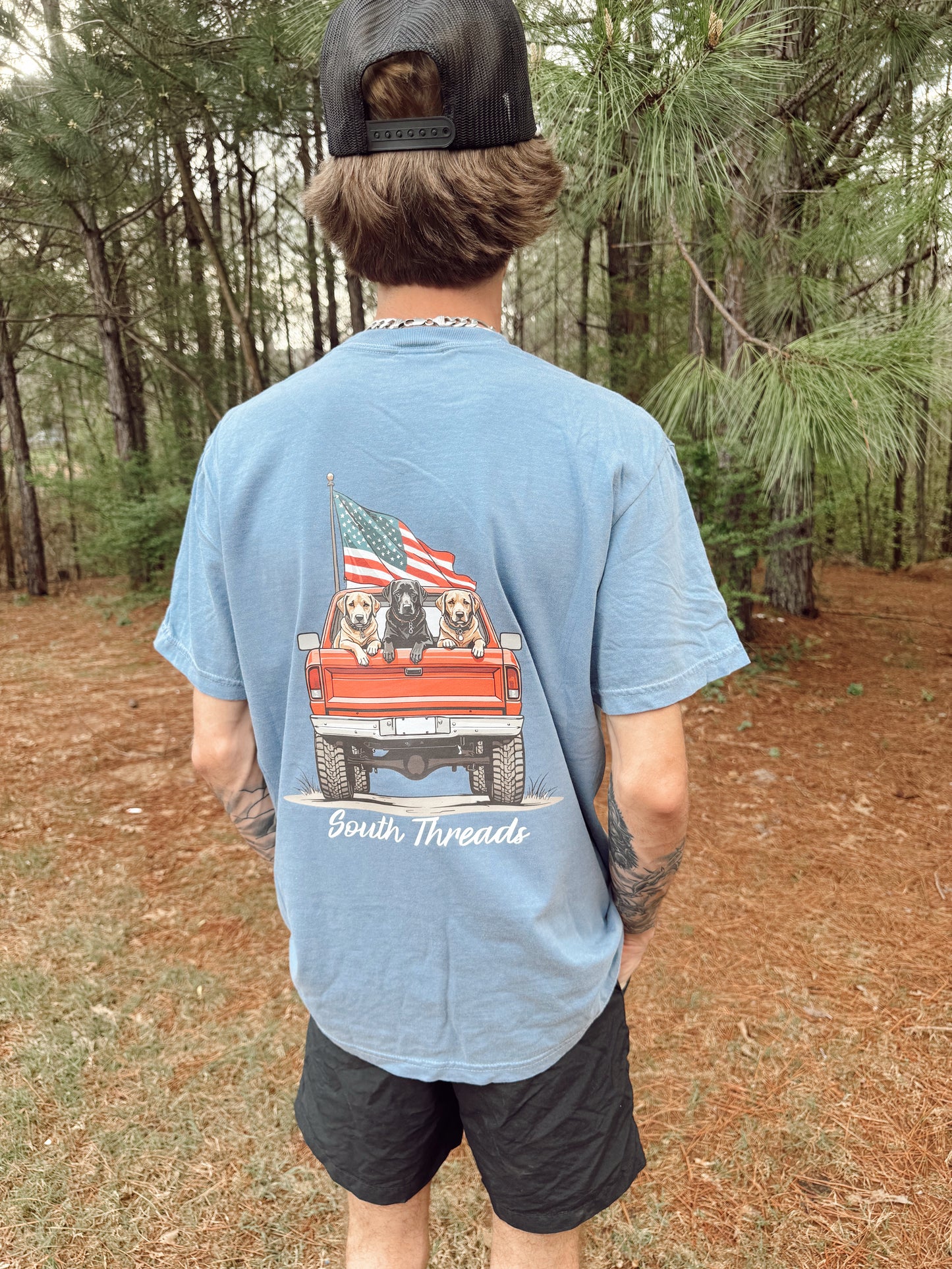 men’s American dogs tee