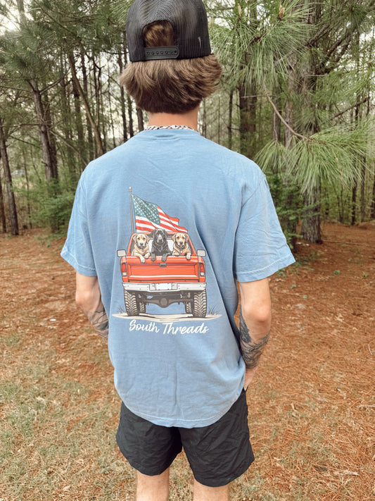men’s American dogs tee
