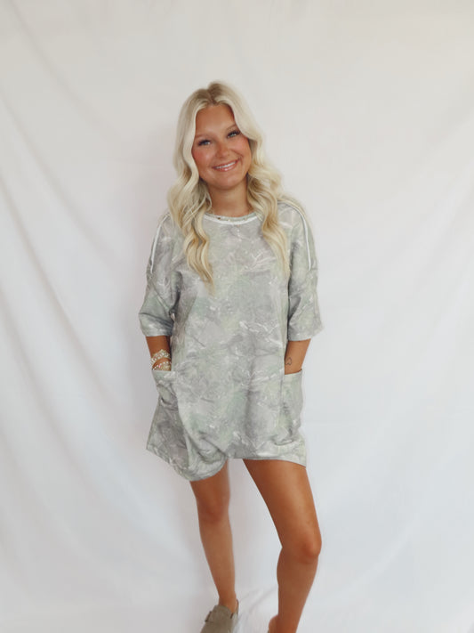 Camo casual romper