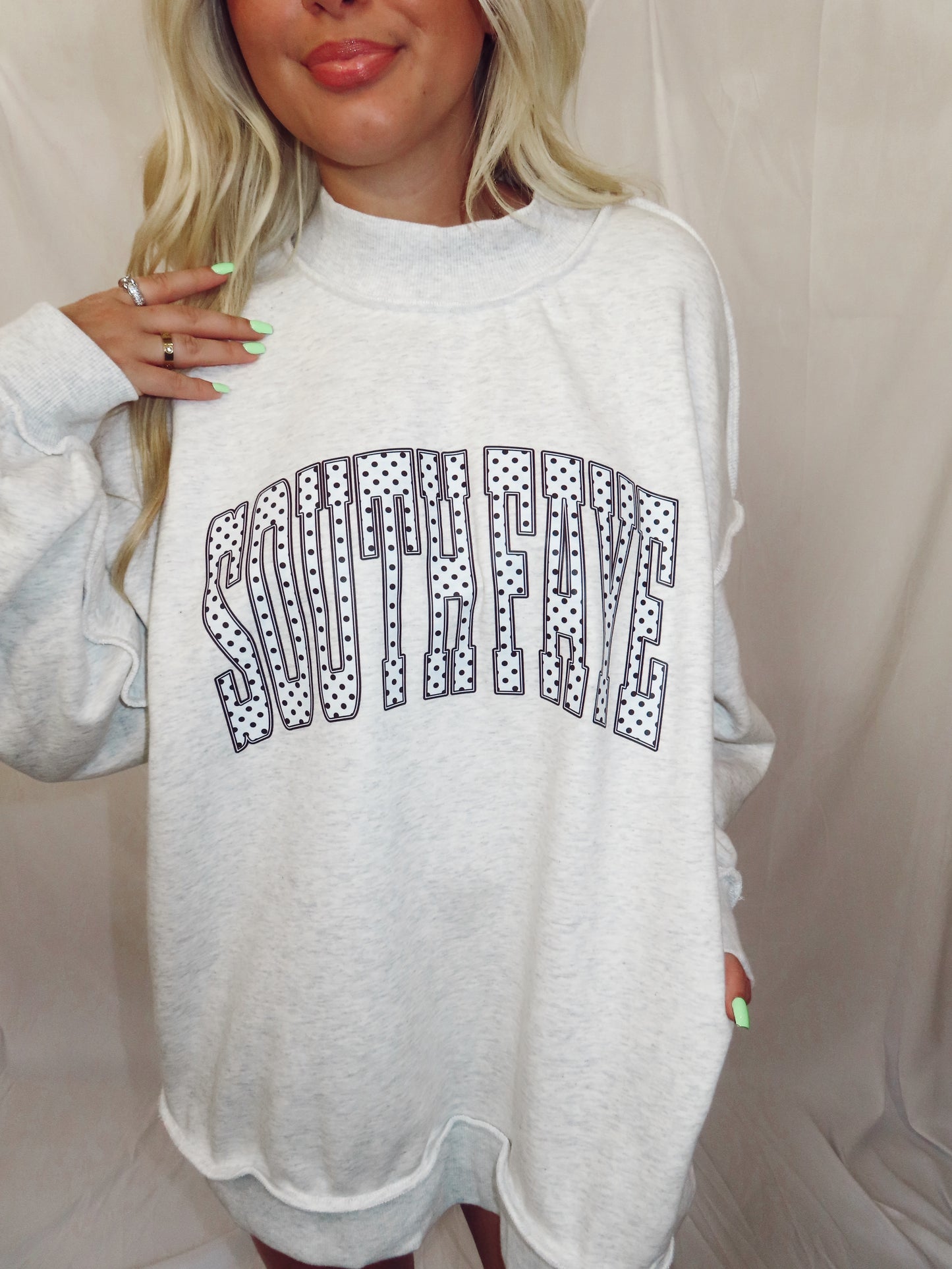 South Faye Polka Dot Mockneck