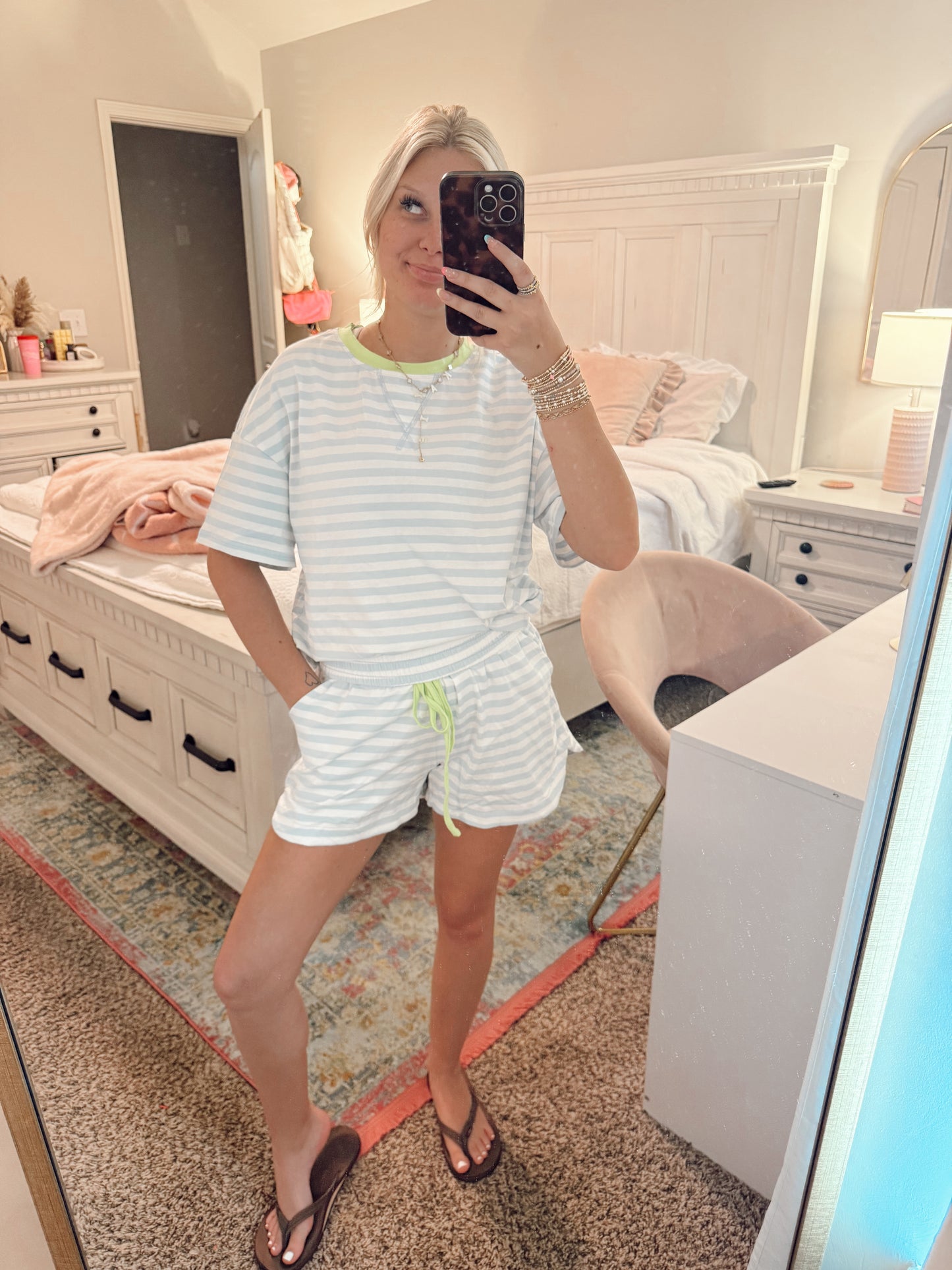 Striped summer set