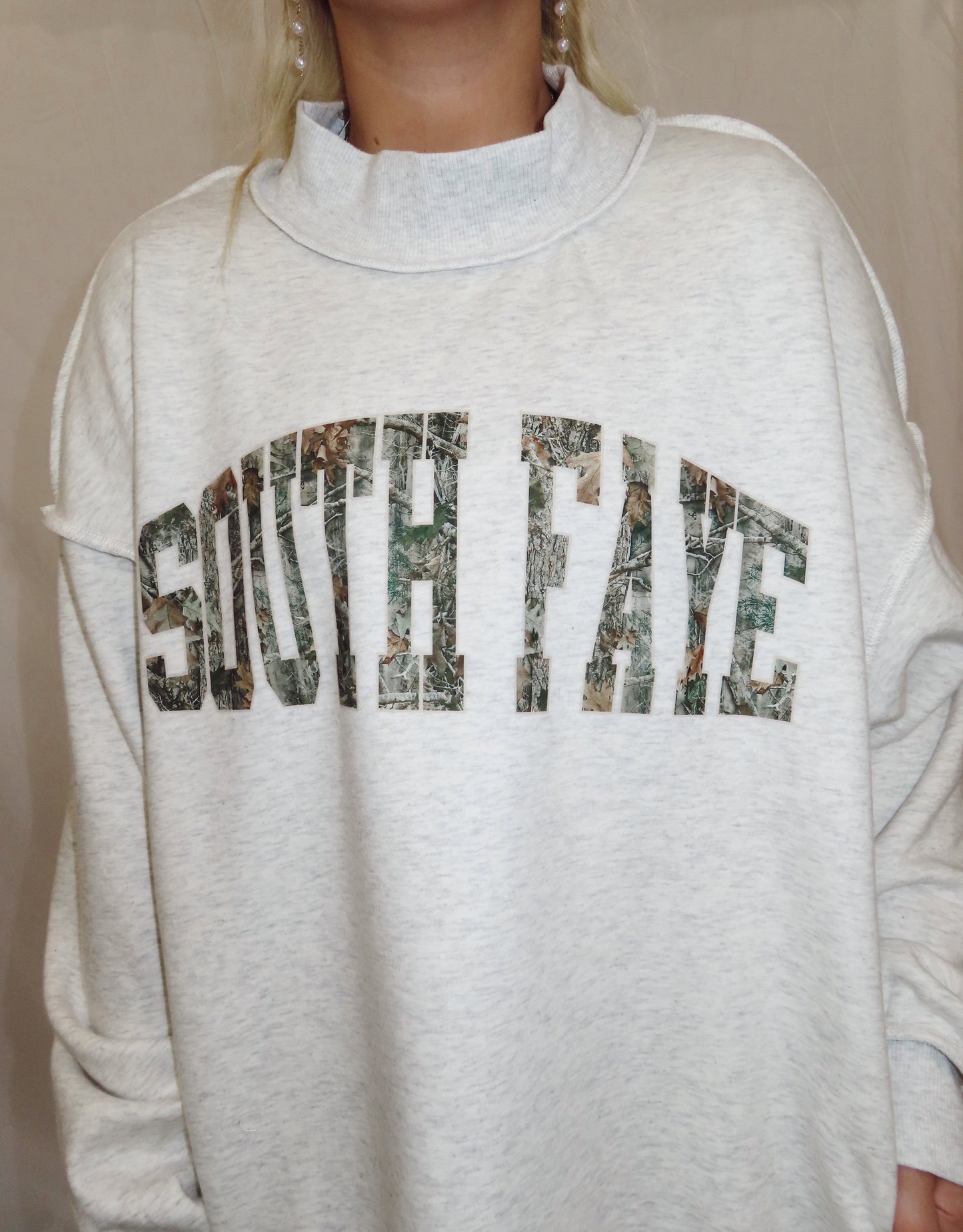 South Faye Camo Mockneck