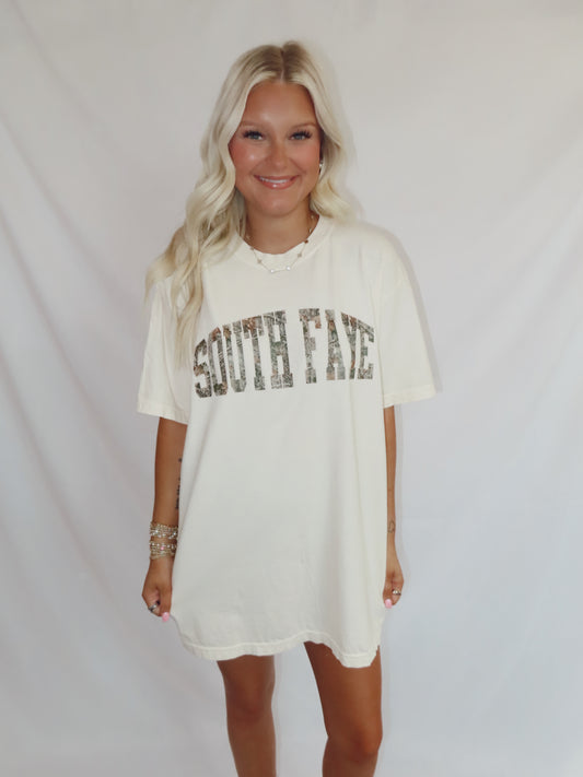South Faye camo tee