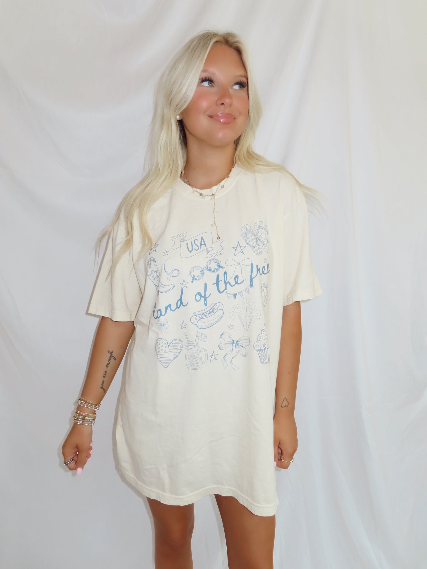 Land of the free tee