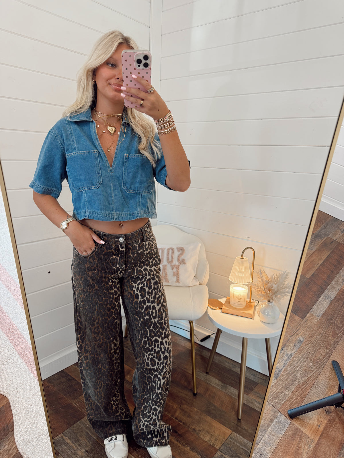 Blue Jean baby top