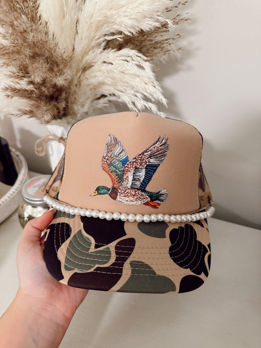 dazzling duck hat