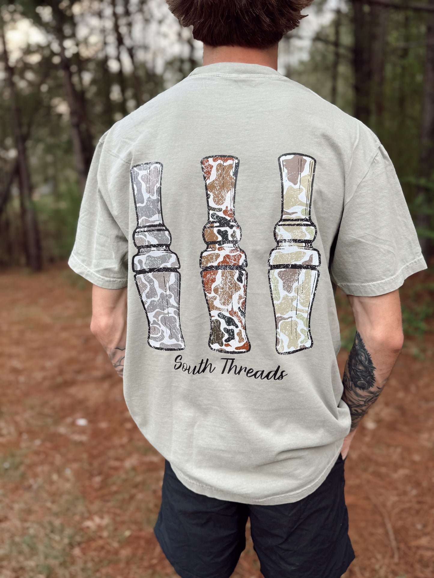 men’s duck call tee