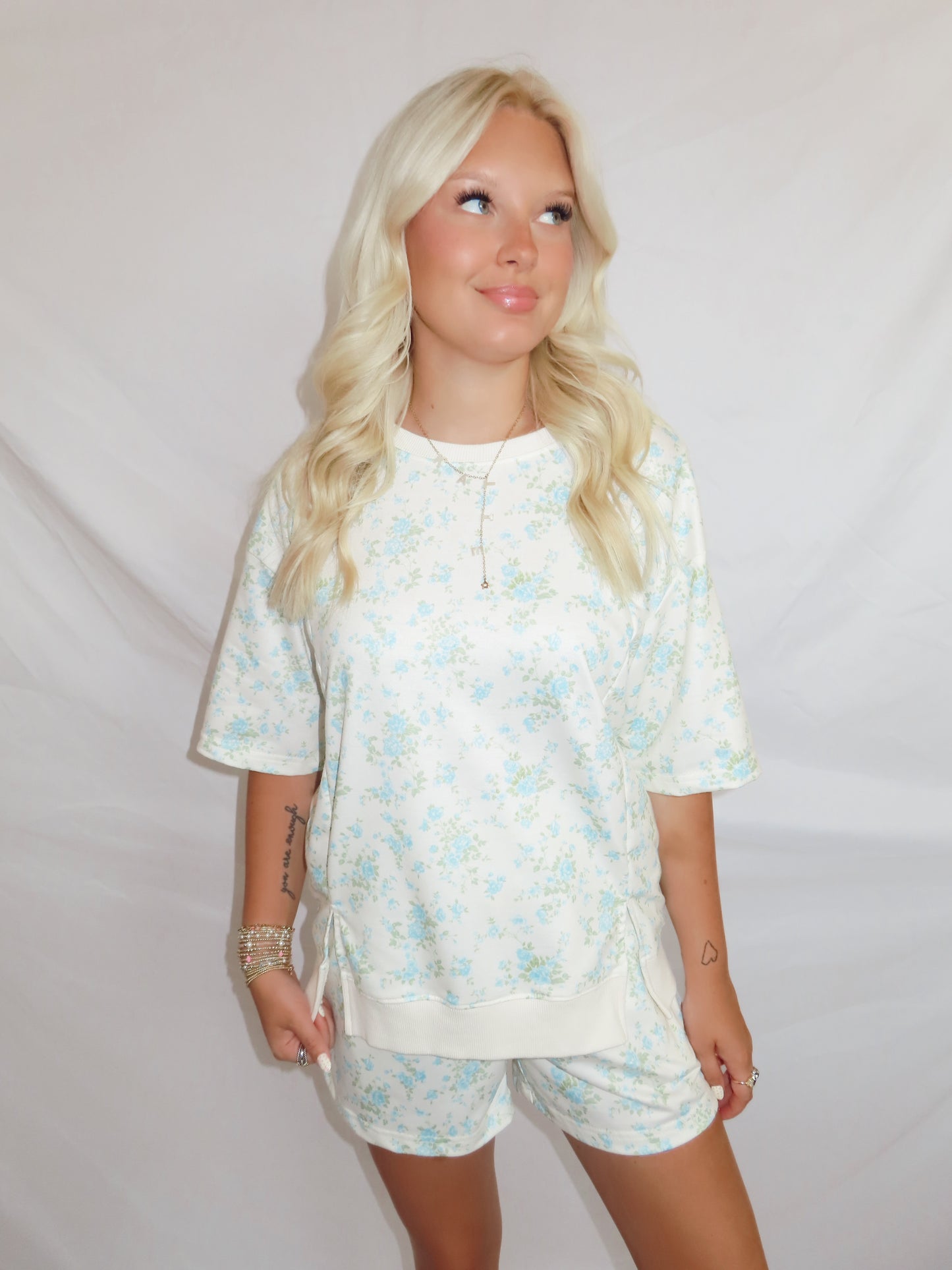 Blue blossom set